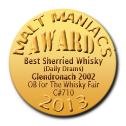 Awards-Medal-AWARD-2013-Sherried-DD-Glendronach